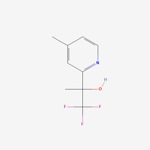 1,1,1-trifluoro-2-(4-methylpyridin-2-yl)propan-2-ol (CAS: 1396893-43-8) - Related Chemical Product