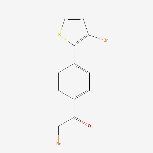 2-bromo-1-[4-(3-bromothiophen-2-yl)phenyl]ethanone (CAS: 944450-89-9) - Related Chemical Product