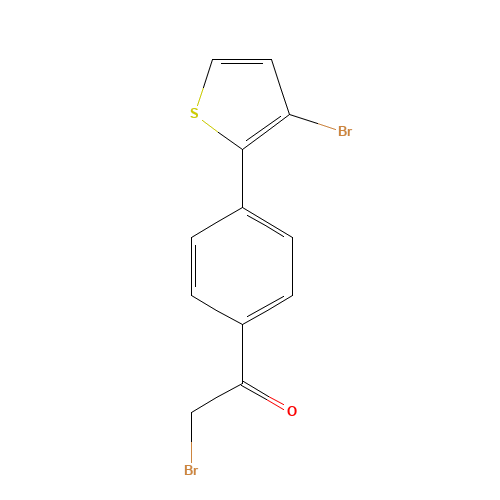 2-bromo-1-[4-(3-bromothiophen-2-yl)phenyl]ethanone (CAS: 944450-89-9) - Related Chemical Product