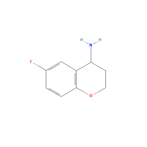 6-fluoro-3,4-dihydro-2H-chromen-4-amine (CAS: 238764-22-2) - Chemical Structure and Molecular Formula 
