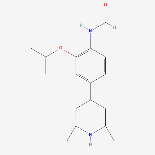 N-[2-propan-2-yloxy-4-(2,2,6,6-tetramethylpiperidin-4-yl)phenyl]formamide (CAS: 1462951-56-9) - Related Chemical Product