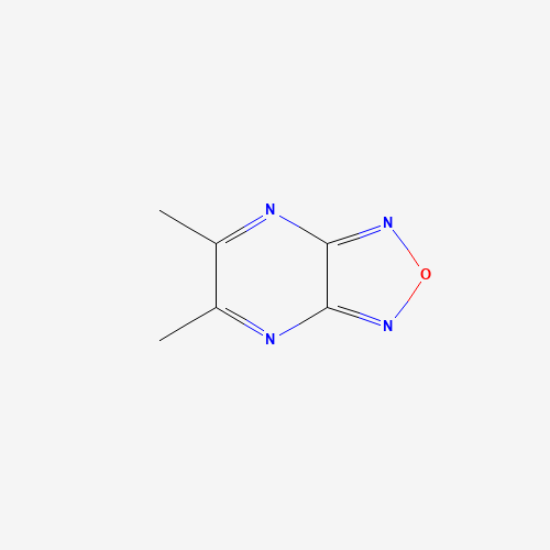 5,6-dimethyl-[1,2,5]oxadiazolo[3,4-b]pyrazine (CAS: 820250-52-0) - Chemical Structure and Molecular Formula 