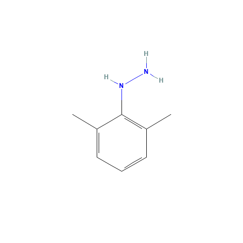 (2,6-dimethylphenyl)hydrazine (CAS: 603-77-0) - Chemical Structure and Molecular Formula 