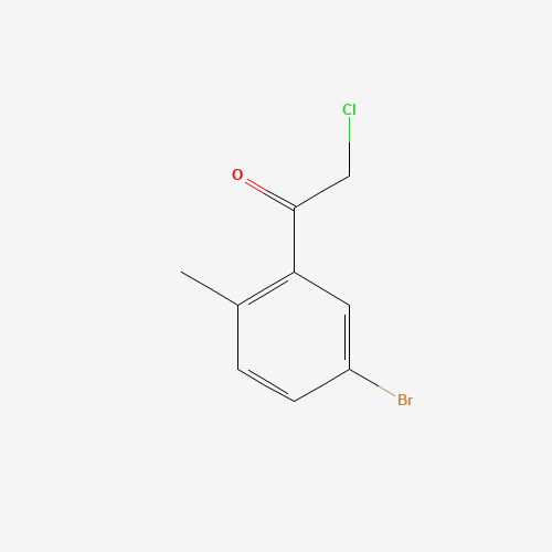 1-(5-bromo-2-methylphenyl)-2-chloroethanone (CAS: 1312810-83-5) - Related Chemical Product
