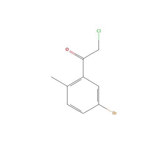 1-(5-bromo-2-methylphenyl)-2-chloroethanone (CAS: 1312810-83-5) - Related Chemical Product