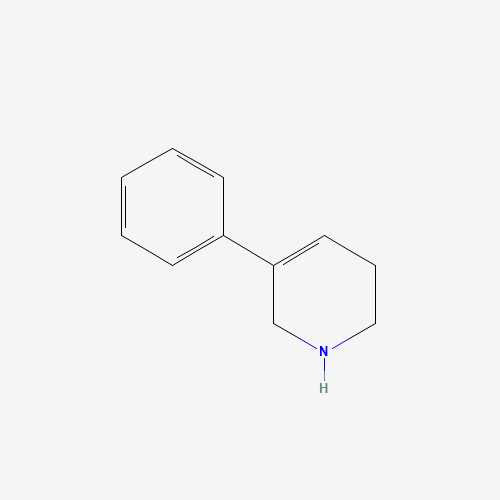 5-phenyl-1,2,3,6-tetrahydropyridine (CAS: 158878-53-6) - Chemical Structure and Molecular Formula 