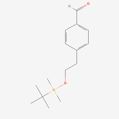 4-[2-[tert-butyl(dimethyl)silyl]oxyethyl]benzaldehyde (CAS: 167264-41-7) - Related Chemical Product