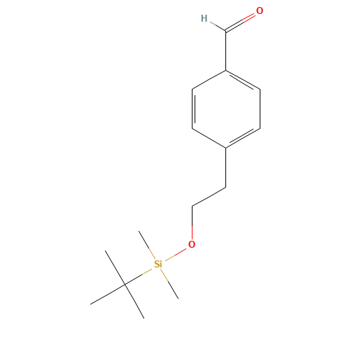 4-[2-[tert-butyl(dimethyl)silyl]oxyethyl]benzaldehyde (CAS: 167264-41-7) - Related Chemical Product