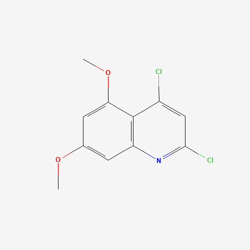 2,4-dichloro-5,7-dimethoxyquinoline (CAS: 161648-76-6) - Chemical Structure and Molecular Formula 