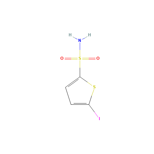5-iodothiophene-2-sulfonamide (CAS: 53595-67-8) - Chemical Structure and Molecular Formula 