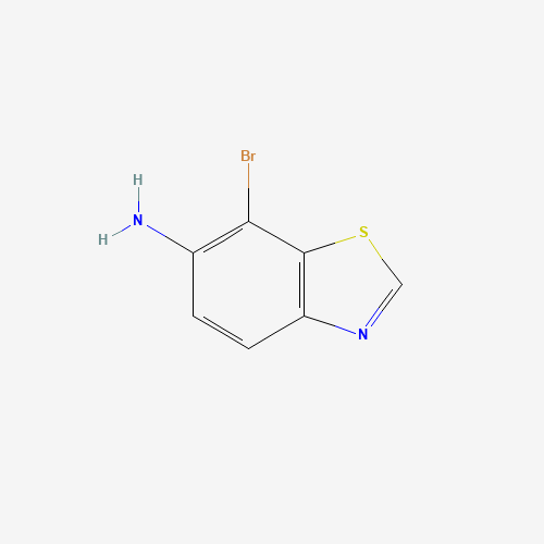 7-bromo-1,3-benzothiazol-6-amine (CAS: 769-20-0) - Chemical Structure and Molecular Formula 