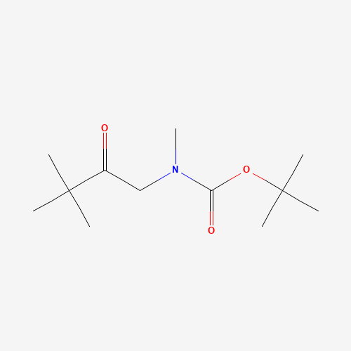 tert-butyl N-(3,3-dimethyl-2-oxobutyl)-N-methylcarbamate (CAS: 187658-96-4) - Related Chemical Product