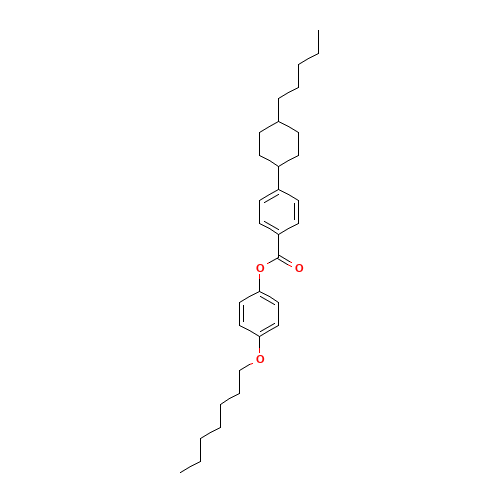 (4-heptoxyphenyl) 4-(4-pentylcyclohexyl)benzoate (CAS: 84601-02-5) - Related Chemical Product