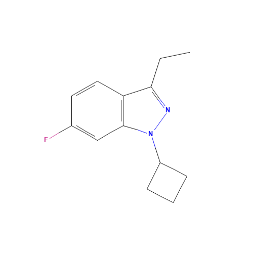 1-cyclobutyl-3-ethyl-6-fluoroindazole (CAS: 885271-96-5) - Related Chemical Product