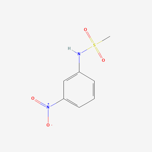 N-(3-nitrophenyl)methanesulfonamide (CAS: 63228-62-6) - Chemical Structure and Molecular Formula 