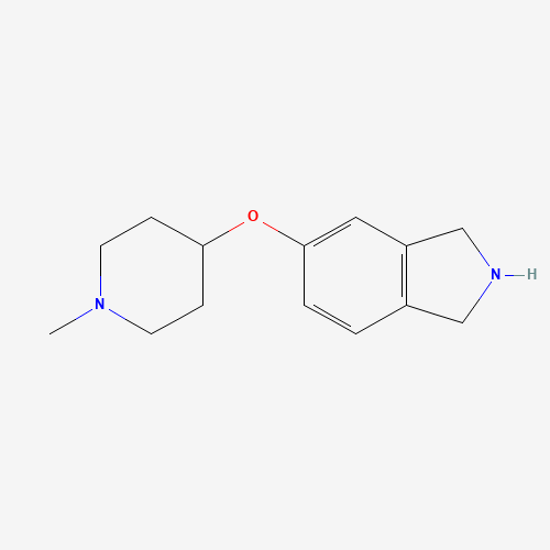 5-(1-methylpiperidin-4-yl)oxy-2,3-dihydro-1H-isoindole (CAS: 1093564-50-1) - Chemical Structure and Molecular Formula 
