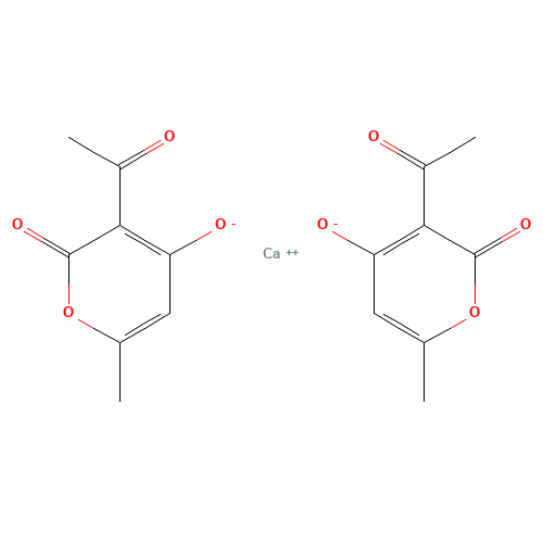 calcium;3-acetyl-6-methyl-2-oxopyran-4-olate (CAS: 66606-21-1) - Related Chemical Product