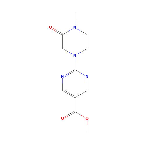 methyl 2-(4-methyl-3-oxopiperazin-1-yl)pyrimidine-5-carboxylate (CAS: 1035271-42-1) - Related Chemical Product