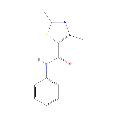 2,4-dimethyl-N-phenyl-1,3-thiazole-5-carboxamide (CAS: 21452-18-6) - Related Chemical Product
