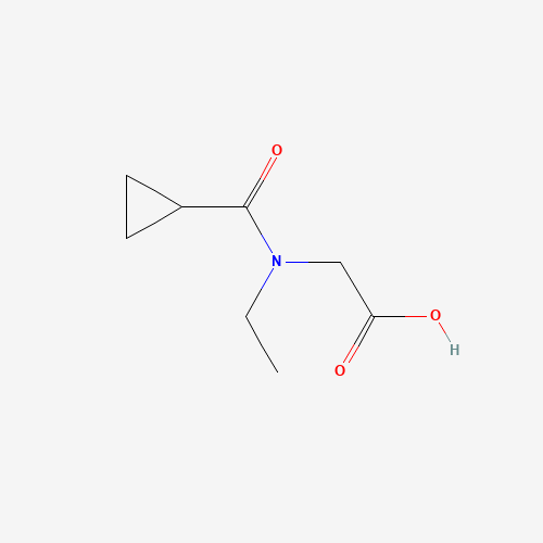 2-[cyclopropanecarbonyl(ethyl)amino]acetic acid (CAS: 1179737-73-5) - Related Chemical Product