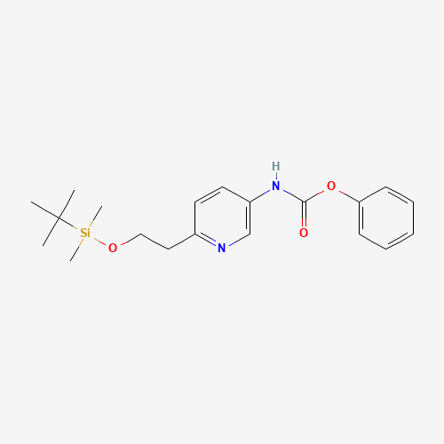 phenyl N-[6-[2-[tert-butyl(dimethyl)silyl]oxyethyl]pyridin-3-yl]carbamate (CAS: 1419602-92-8) - Related Chemical Product