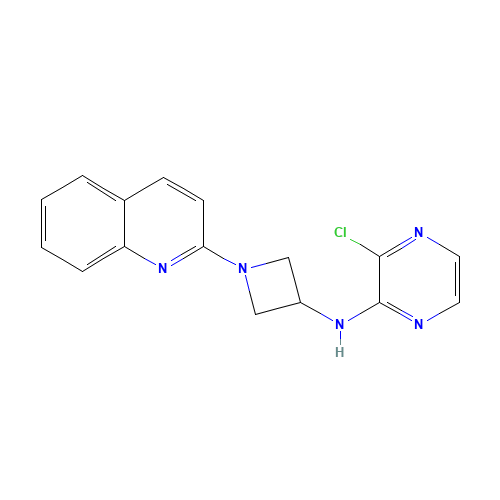 3-chloro-N-(1-quinolin-2-ylazetidin-3-yl)pyrazin-2-amine (CAS: 1350607-87-2) - Related Chemical Product