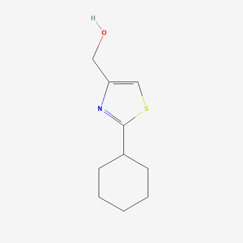 (2-cyclohexyl-1,3-thiazol-4-yl)methanol (CAS: 1448866-08-7) - Chemical Structure and Molecular Formula 