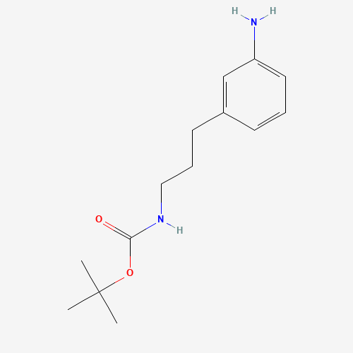 tert-butyl N-[3-(3-aminophenyl)propyl]carbamate (CAS: 1208170-37-9) - Related Chemical Product