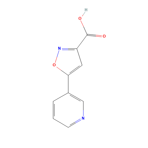 5-pyridin-3-yl-1,2-oxazole-3-carboxylic acid (CAS: 893638-39-6) - Related Chemical Product