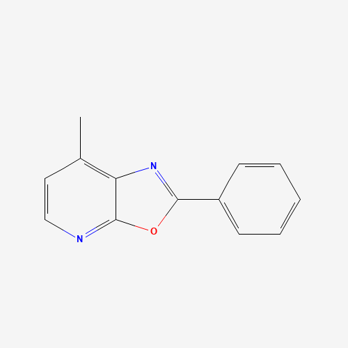 7-methyl-2-phenyl-[1,3]oxazolo[5,4-b]pyridine (CAS: 52334-16-4) - Chemical Structure and Molecular Formula 