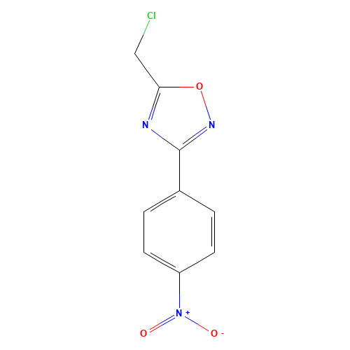 5-(chloromethyl)-3-(4-nitrophenyl)-1,2,4-oxadiazole (CAS: 57611-19-5) - Related Chemical Product