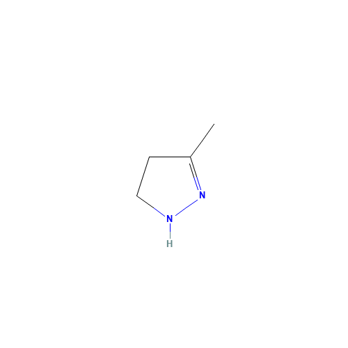 3-methyl-4,5-dihydro-1H-pyrazole (CAS: 1911-30-4) - Chemical Structure and Molecular Formula 