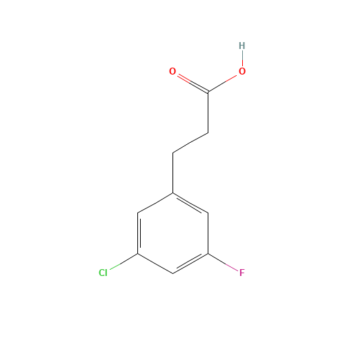 3-(3-chloro-5-fluorophenyl)propanoic acid (CAS: 886498-21-1) - Related Chemical Product