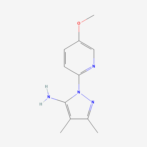 2-(5-methoxypyridin-2-yl)-4,5-dimethylpyrazol-3-amine (CAS: 1335140-76-5) - Related Chemical Product