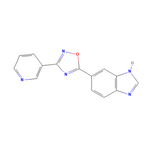 5-(3H-benzimidazol-5-yl)-3-pyridin-3-yl-1,2,4-oxadiazole (CAS: 1070687-51-2) - Related Chemical Product