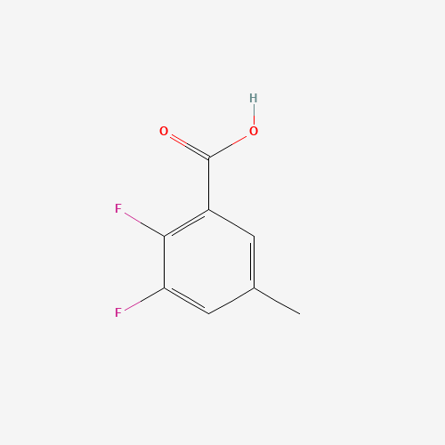2,3-difluoro-5-methylbenzoic acid (CAS: 1003709-96-3) - Chemical Structure and Molecular Formula 