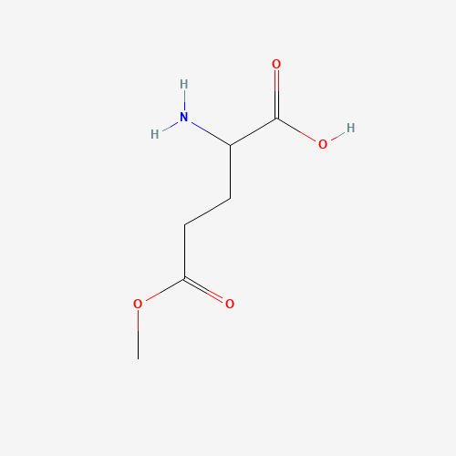 2-amino-5-methoxy-5-oxopentanoic acid (CAS: 14487-45-7) - Chemical Structure and Molecular Formula 