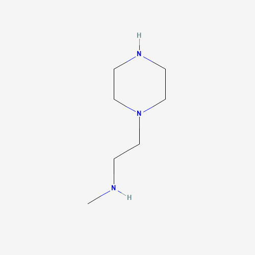 N-methyl-2-piperazin-1-ylethanamine (CAS: 1291568-85-8) - Chemical Structure and Molecular Formula 