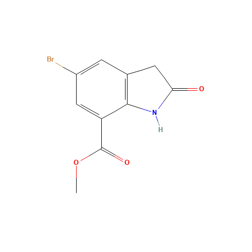 methyl 5-bromo-2-oxo-1,3-dihydroindole-7-carboxylate (CAS: 898747-32-5) - Related Chemical Product
