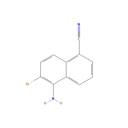 5-amino-6-bromonaphthalene-1-carbonitrile (CAS: 1240642-73-2) - Related Chemical Product