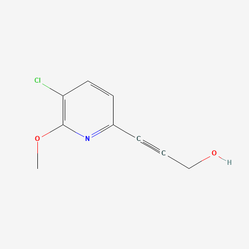 3-(5-chloro-6-methoxypyridin-2-yl)prop-2-yn-1-ol (CAS: 1310949-18-8) - Related Chemical Product
