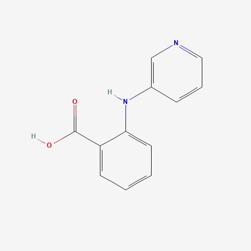 2-(pyridin-3-ylamino)benzoic acid (CAS: 32967-15-0) - Chemical Structure and Molecular Formula 