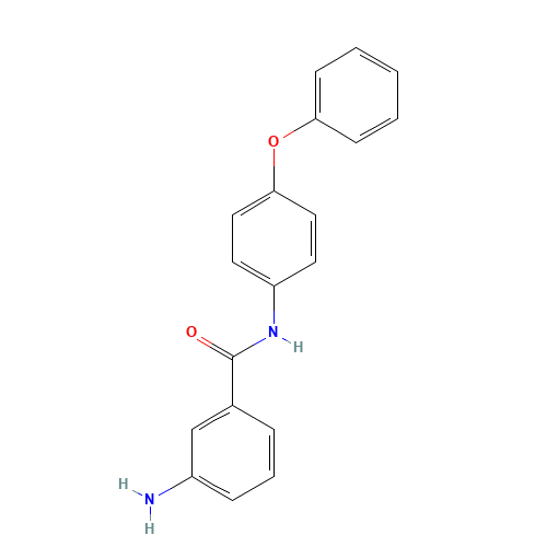3-amino-N-(4-phenoxyphenyl)benzamide (CAS: 473464-00-5) - Chemical Structure and Molecular Formula 