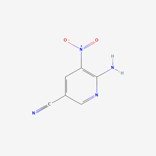6-amino-5-nitropyridine-3-carbonitrile (CAS: 1003711-13-4) - Chemical Structure and Molecular Formula 