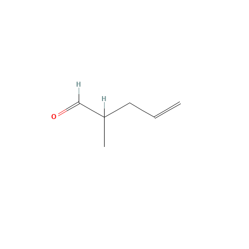 2-methylpent-4-enal (CAS: 5187-71-3) - Chemical Structure and Molecular Formula 