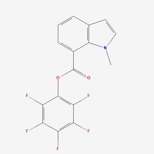 (2,3,4,5,6-pentafluorophenyl) 1-methylindole-7-carboxylate (CAS: 941716-96-7) - Related Chemical Product