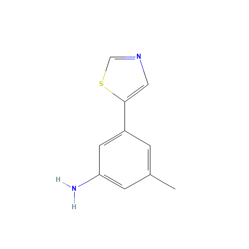 3-methyl-5-(1,3-thiazol-5-yl)aniline (CAS: 1312535-19-5) - Related Chemical Product