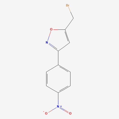 5-(bromomethyl)-3-(4-nitrophenyl)-1,2-oxazole (CAS: 927188-96-3) - Related Chemical Product