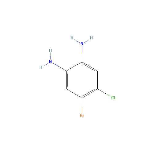 4-bromo-5-chlorobenzene-1,2-diamine (CAS: 75293-95-7) - Related Chemical Product