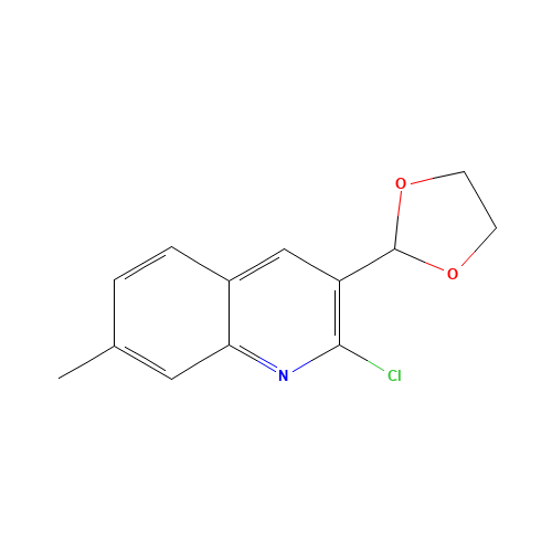 2-chloro-3-(1,3-dioxolan-2-yl)-7-methylquinoline (CAS: 80231-37-4) - Related Chemical Product